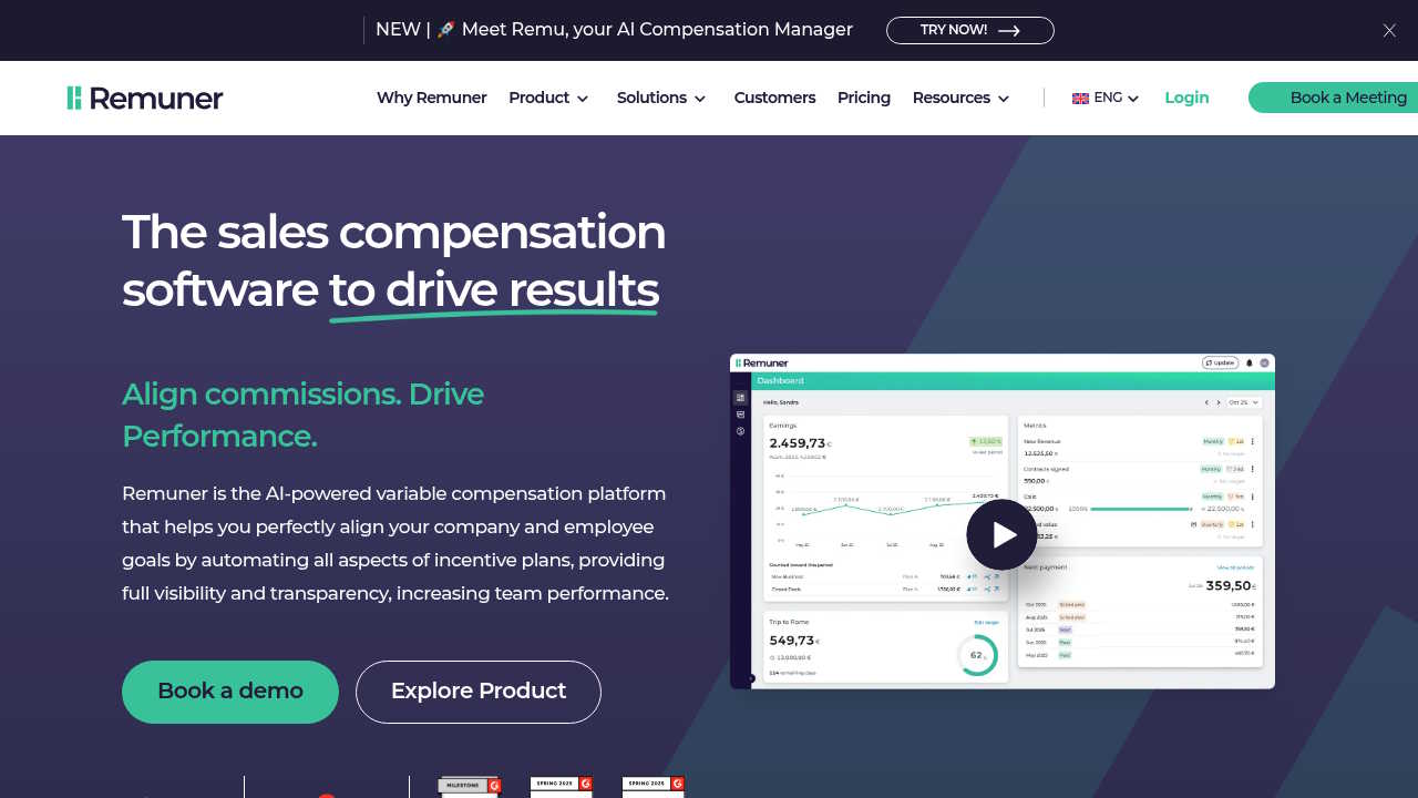 Remuner Dashboard